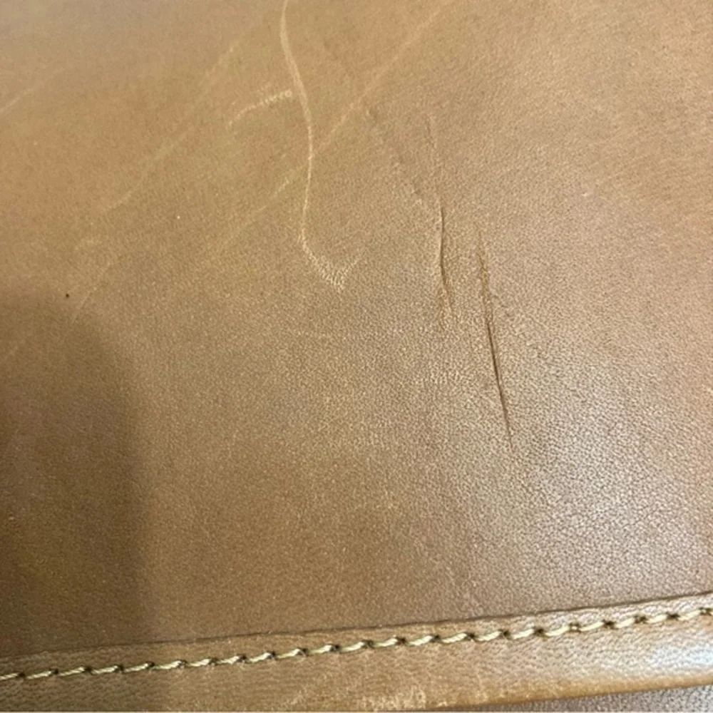 Coach vintage british tan New York City briefcase bag metropolitan 5180